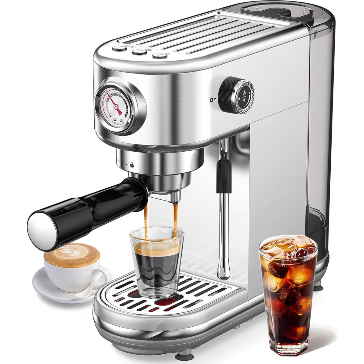 Atatix Compact 20-Bar Espresso Maker